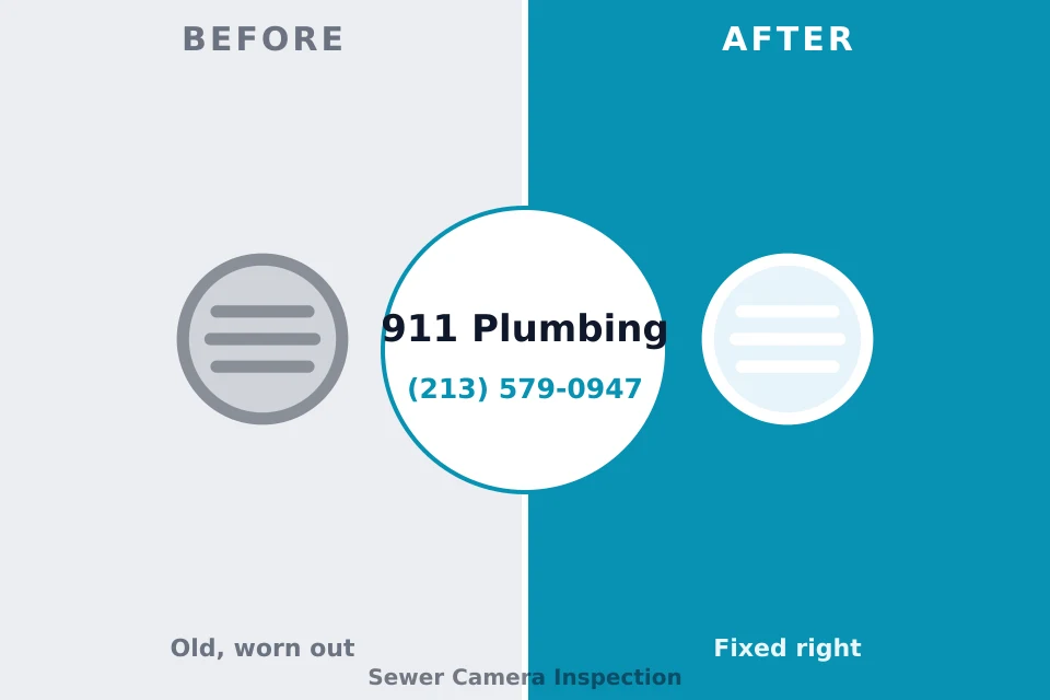 Before and after: plumbing repair Meadow Lake, NM